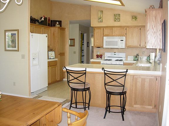 Kitchen from dining area