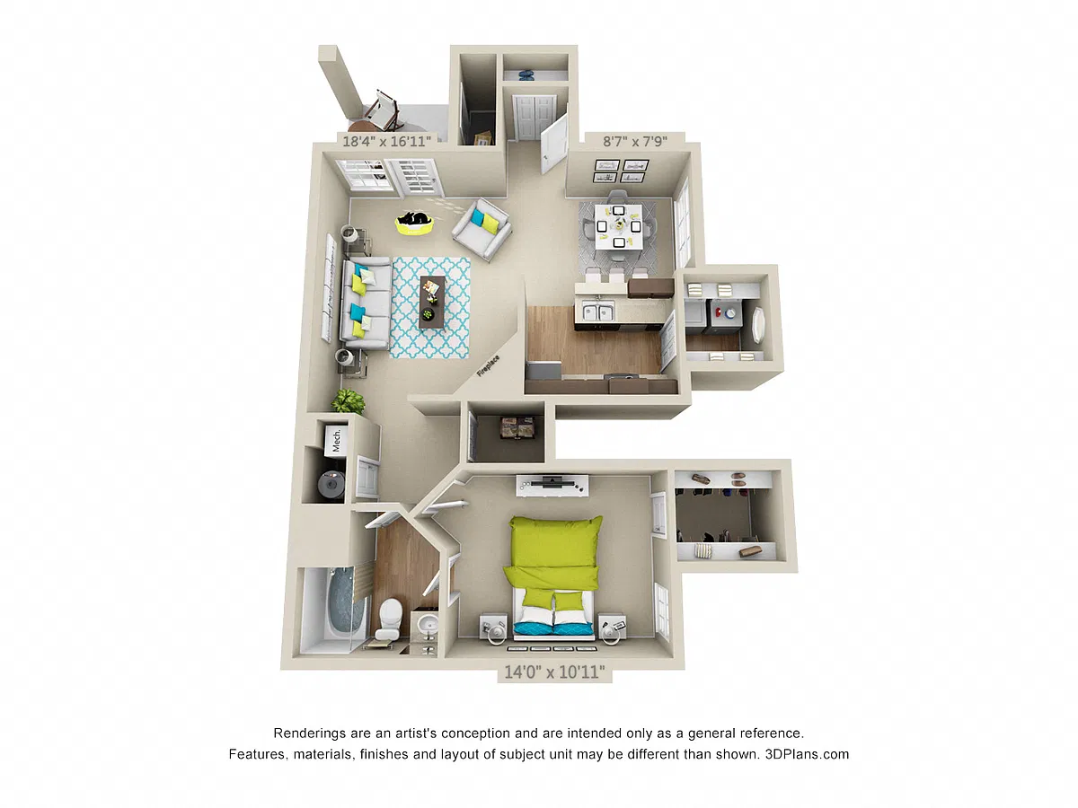 Floor plan The Barfield
