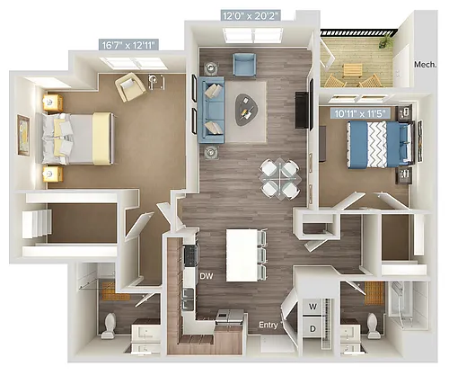 Floor plan B6-331-427