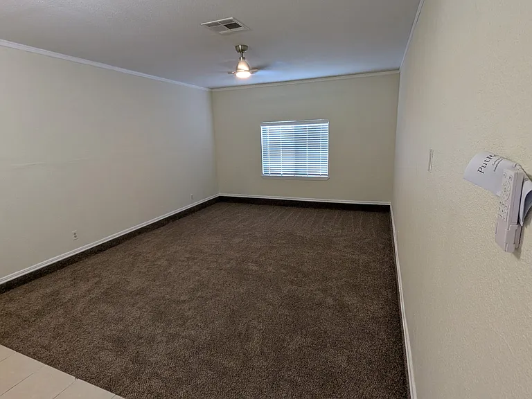 Living area/Den (converted garage).