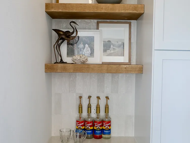 Beverage station in walk in pantry