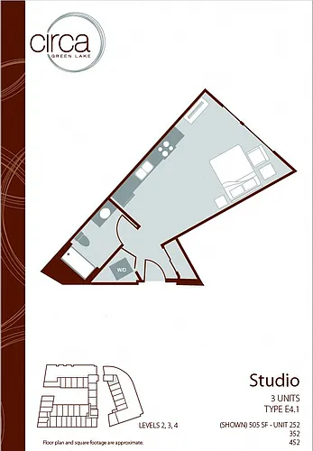 Floor plan Studio E4.1