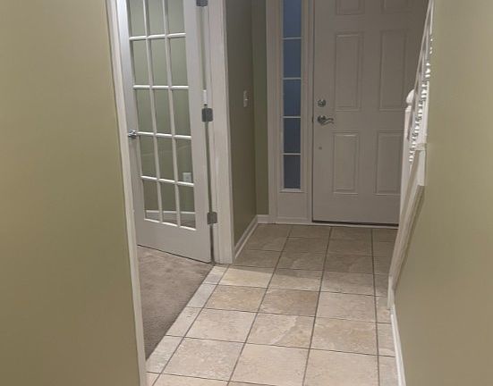 walking in from garage
