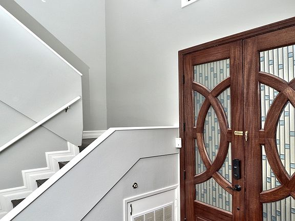 beautiful leaded glass doors