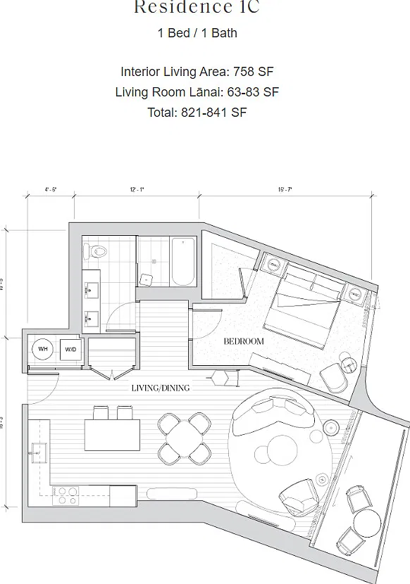 1 bed, 758 sqft, $5,400 — Photo 1