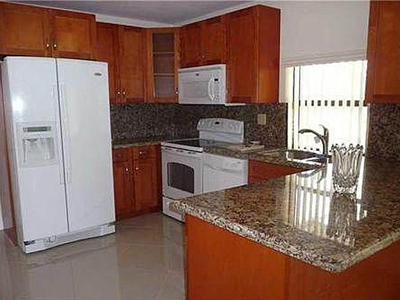 Kitchen with Granite Counter Top
