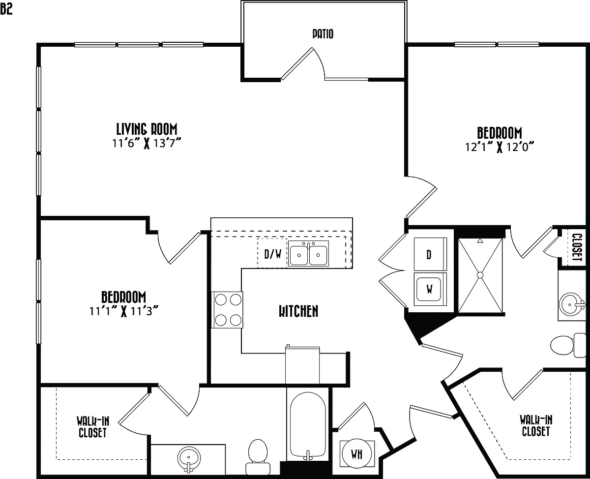 Floor plan B2
