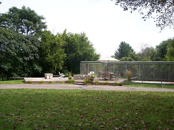 Paddle court and firepit