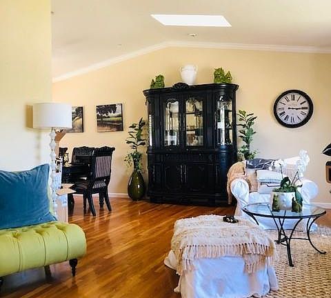 Formal Living Room, real hardwood floors.