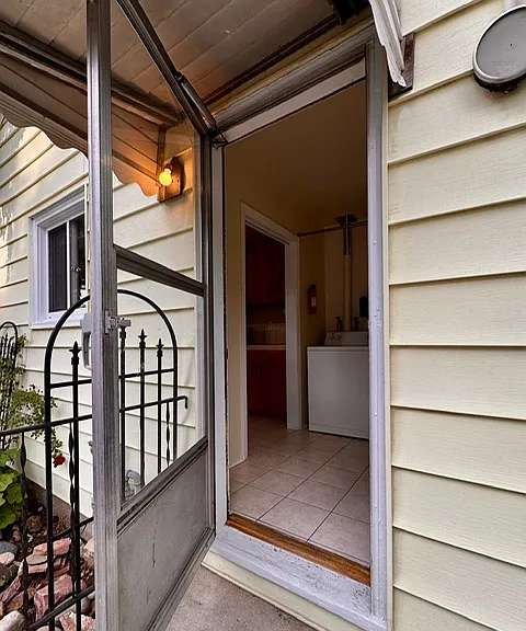 Side entrance