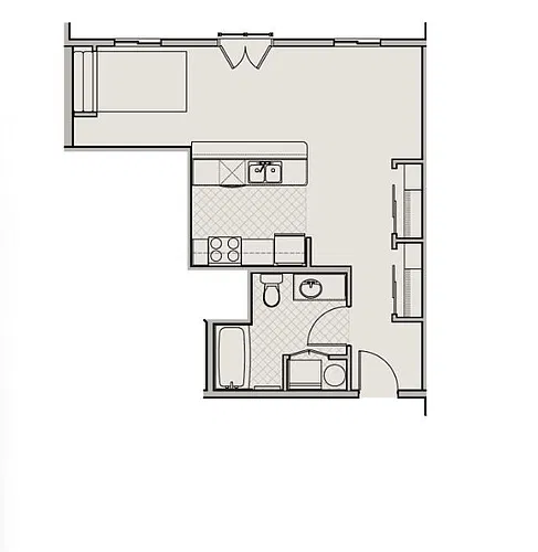 Floor plan Studio C