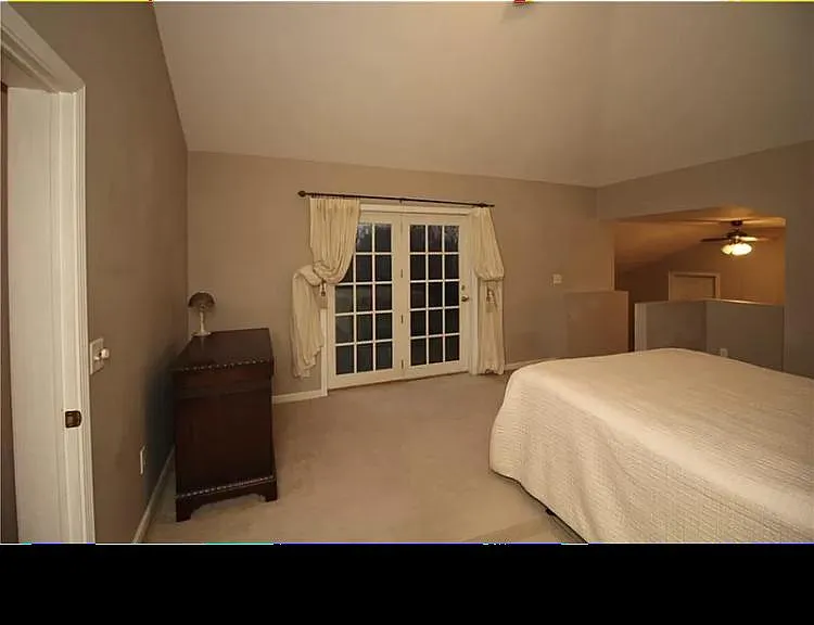 The master bedroom