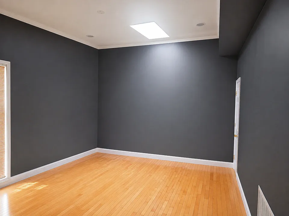 Open sun filled living room