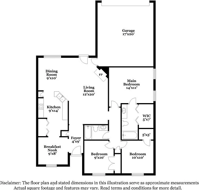 3 bed, 2.0 bath, 1414 sqft, $1,960 — Photo 2