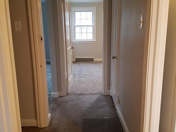 Hallway from bathroom to bedroom.