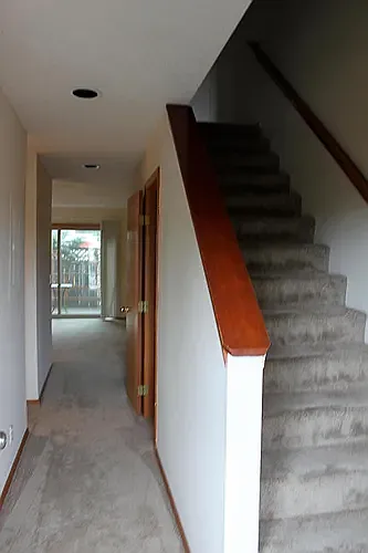 Floors are wood laminate.