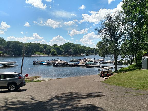 Docks, launch, off street parking
