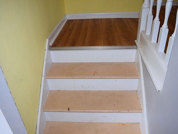 stairs from entryway