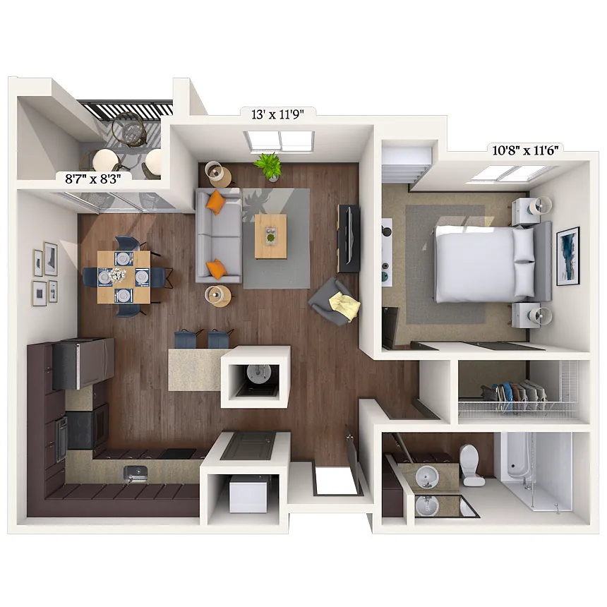 Floor plan The Kahlo