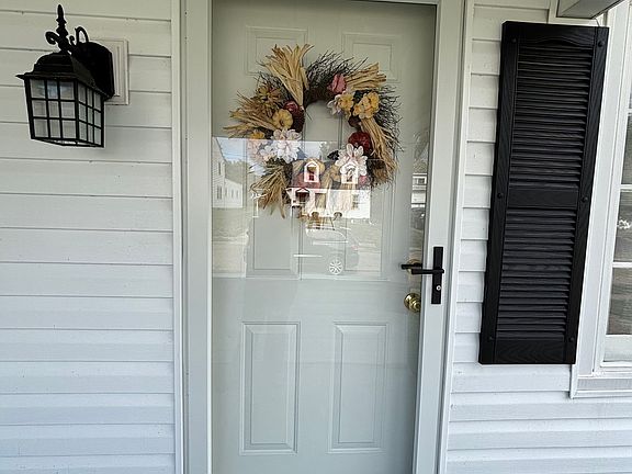 New storm door installed in
October, 2025