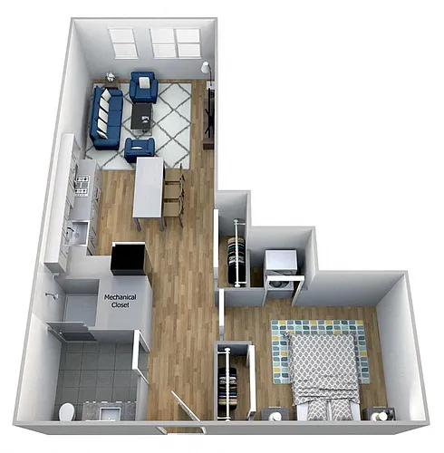 Floor plan B-1