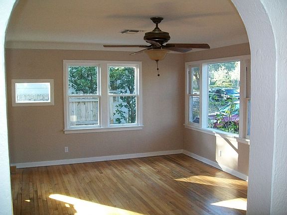 Refinished wood floors