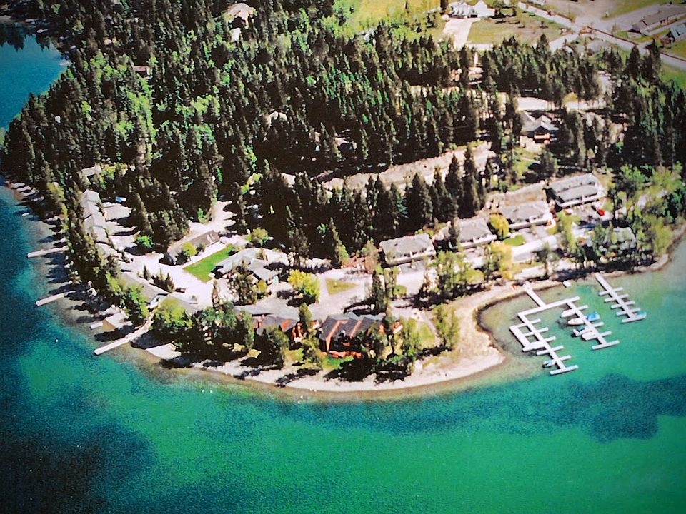 Bay Point with our swimming docks on the left