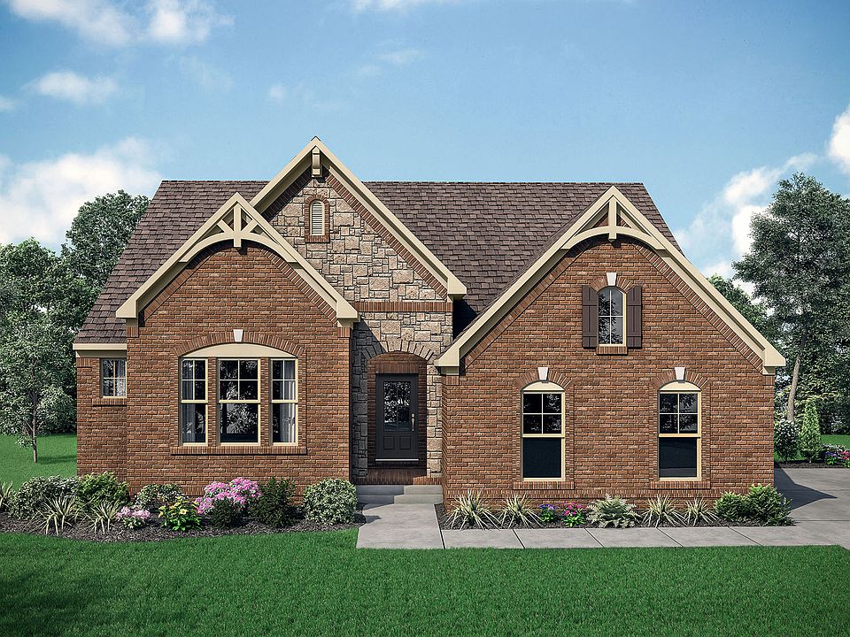 Woodbury B shown with side-entry garage