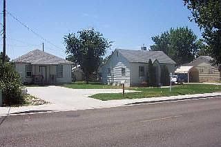 front of property