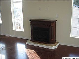 living room with fireplace
