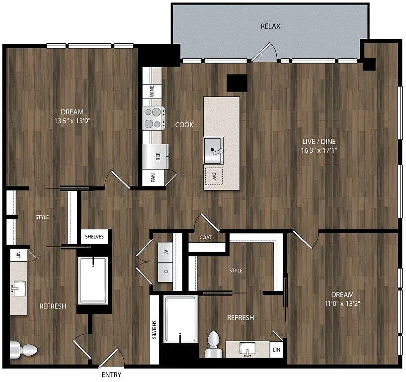 Floor plan B10 ANSI