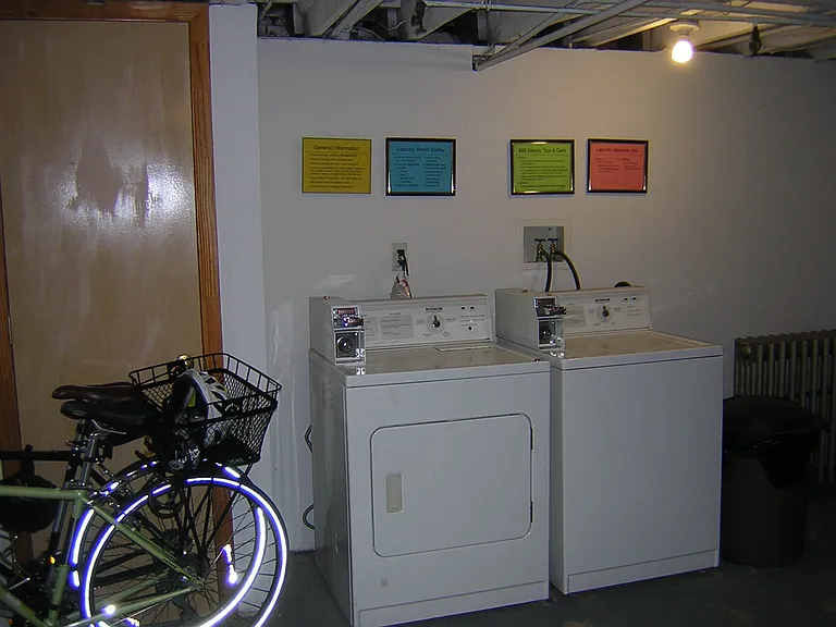 Laundry (and bicycle storage)