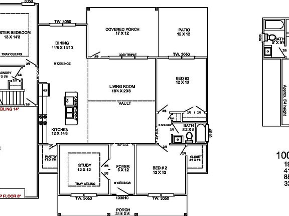 2nd image of 1005 Oakley St. #Santee plan