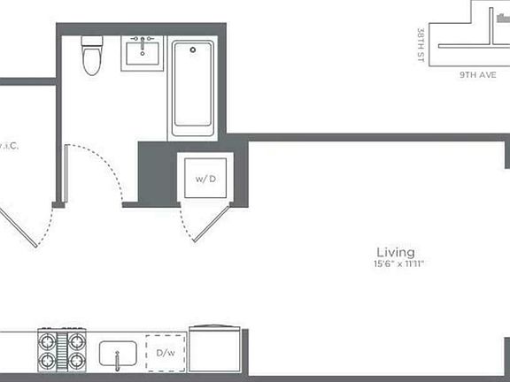 2nd image of 515 9th Ave #7D