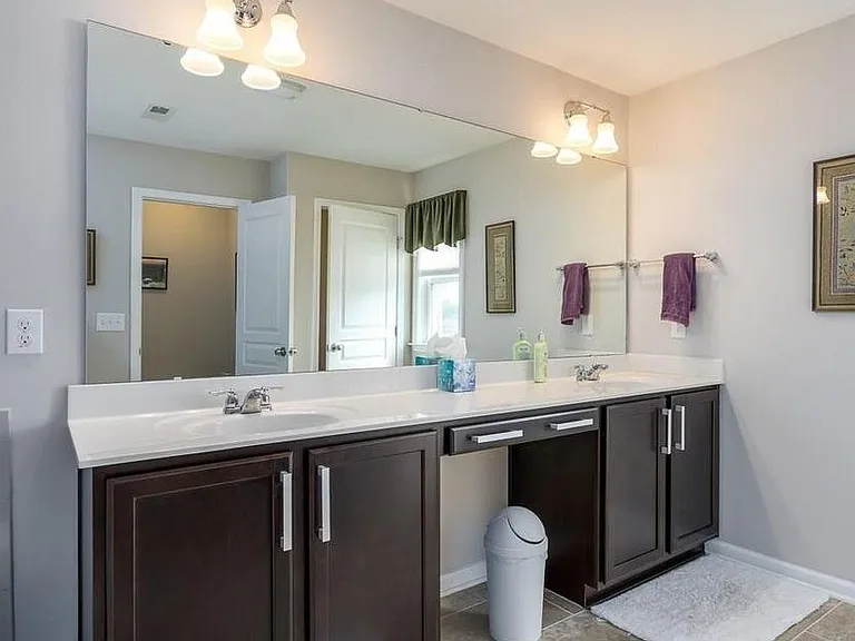 Master bath on second floor