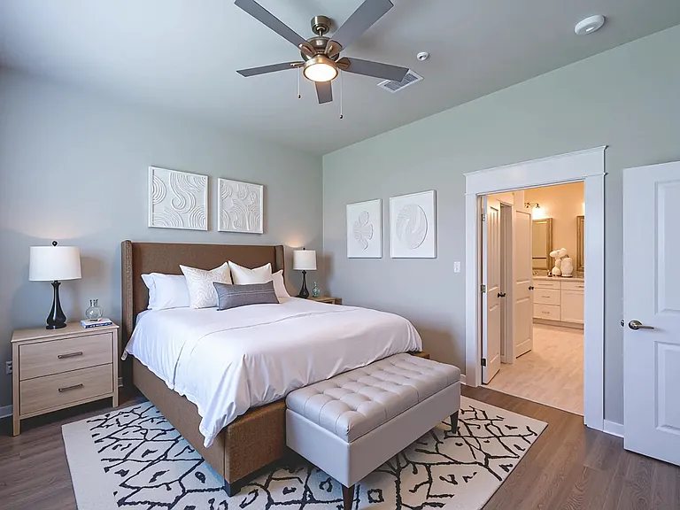 Residence C Primary Bedroom (virtually staged)