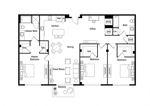 Floor plan C22