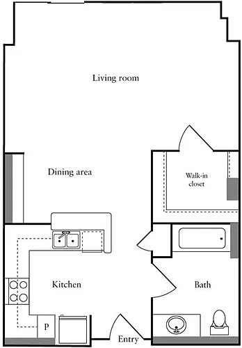 Floor plan Studio U