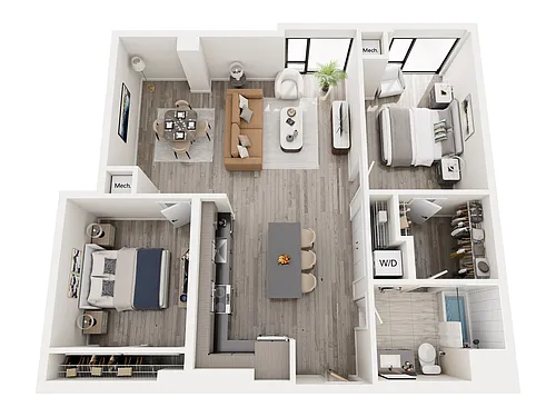 Floor plan 2K1