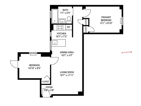 2nd image of 308 W 30th St APT 3D