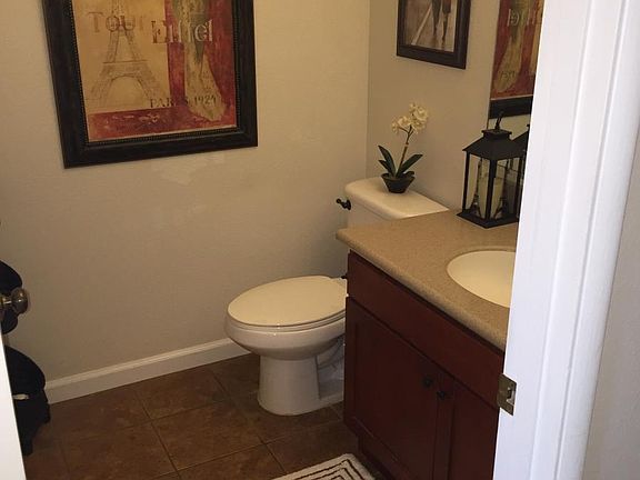 Downstairs half bath off living room