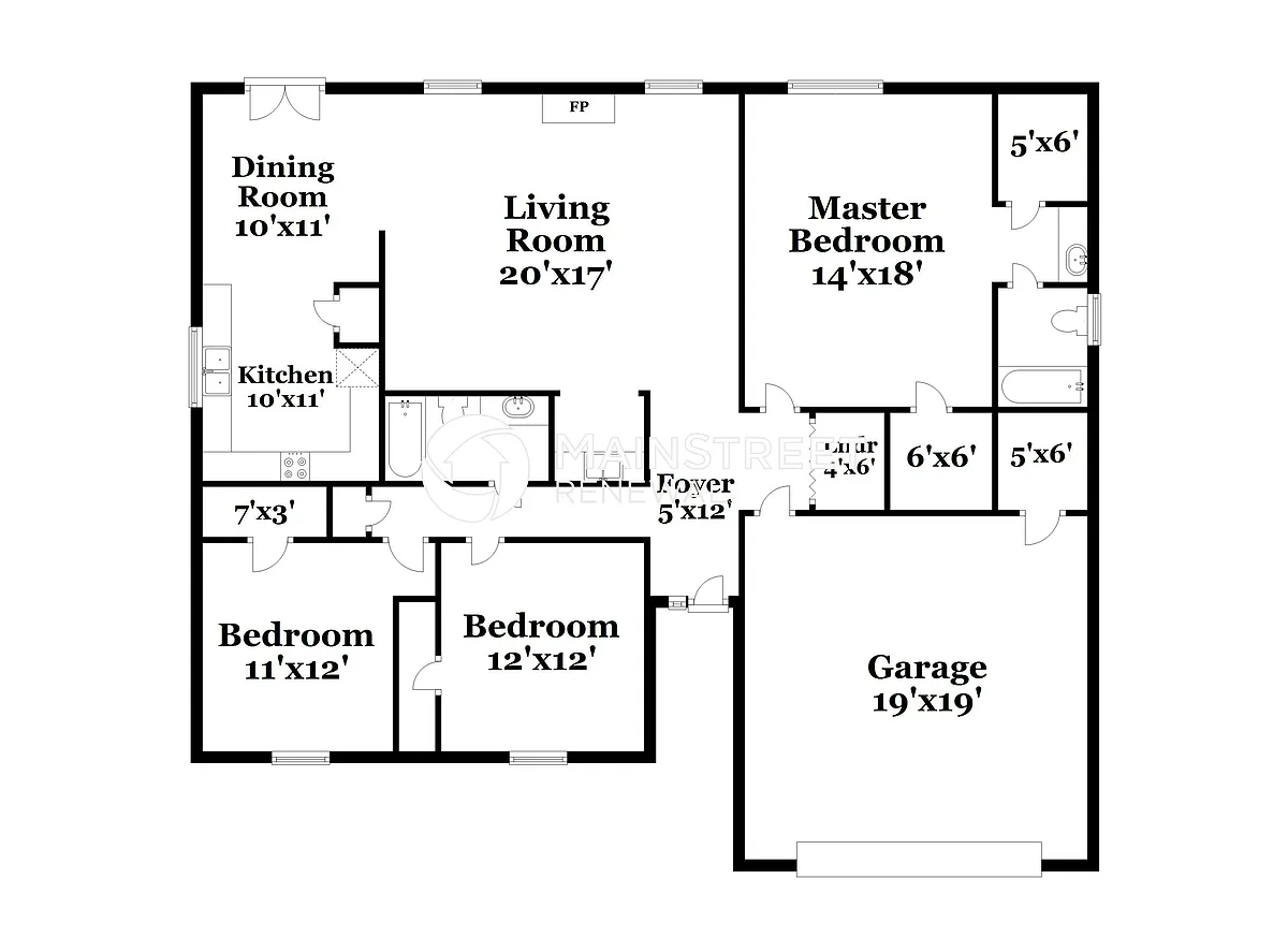 Floor Plan - 8600 Cedar Creek Rdg
