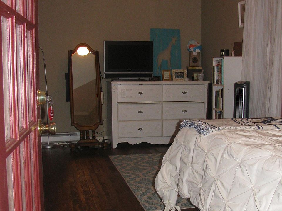 Entering the apartment from brick patio.