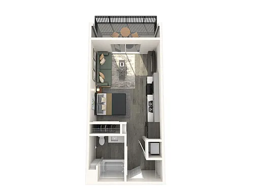 Floor plan Studio