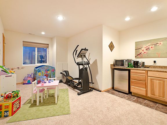 Basement Play Area & Wet Bar