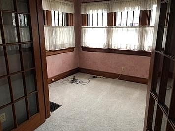 Sunroom with French doors