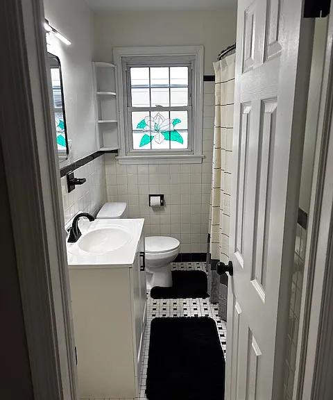 Renovated bathroom