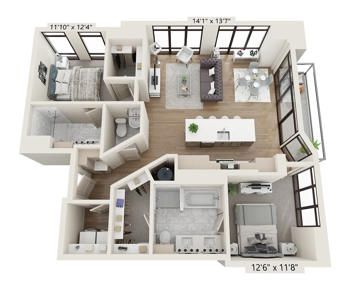 Floor plan Amber 1469
