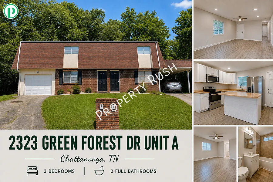 2323 Green Forest Dr. "A" - Charming 3 bed/2.5 bath rental unit in Chattanooga! $1,695/mo. — Photo 1