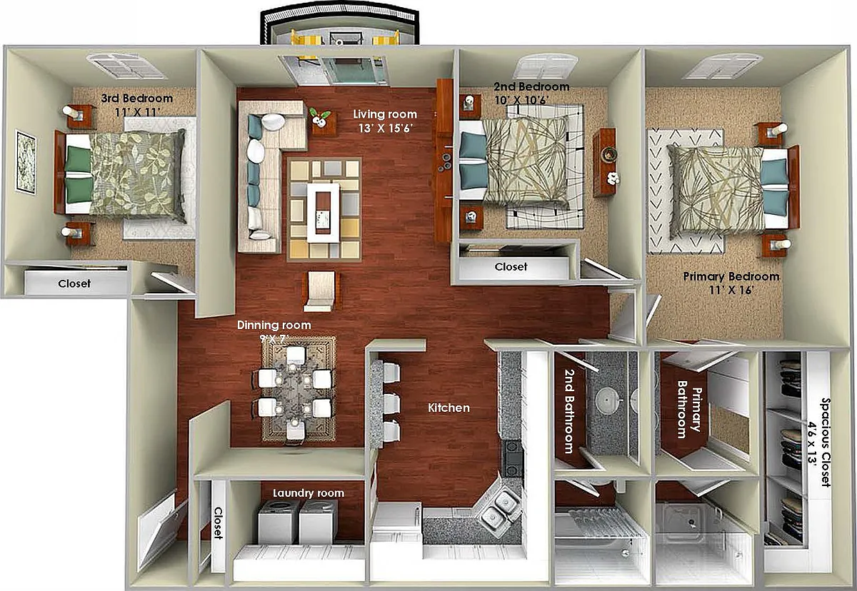 Floor plan Deauville